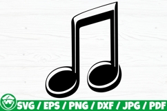 Musical Notes / Sounds Notes x60 Silhouette / SVG BUNDLE Product Image 8