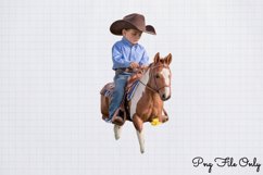 Little Cowboy Clipart PNG Product Image 1
