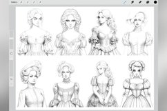 70 Procreate Victorian Style Stamp Brushes Product Image 2