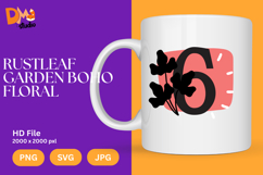 Rustleaf Garden Boho Floral Monogram Product Image 1