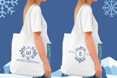 Wreath Snow Monogram | Web Font Product Image 7