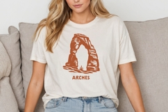 Arches National Park SVG | Desert Arch Illustration | Utah Product Image 3