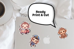 Funny Little Monkey Stickers Bundle Product Image 7