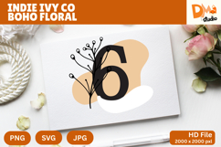 Indie Ivy Co Boho Floral Monogram Product Image 1