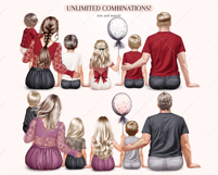 Big Elegant Family Clipart Portrait Creator Product Image 6