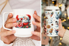 Christmas Cocktail Party watercolor Product Image 6