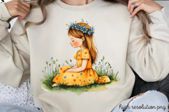 Charming Fairy Woodland Animals Clipart PNG Product Image 1