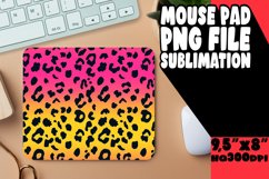 Abstract Gradient Leopard Mouse Pad PNG Product Image 1