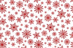 Snowflakes pattern. Christmas Snowflakes. Snowflakes SVG Product Image 12