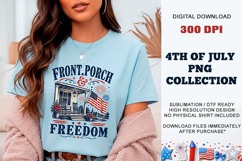 Front Porch &amp; Freedom PNG | Sublimation DTF Product Image 6