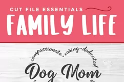 Dog mom svg, a dog mom heart with paw prints design Product Image 3