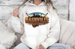 Nashville Tennessee PNG, Music City Skyline Sublimation Product Image 7