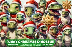 Mega Christmas Watercolor Clipart Bundle, Sublimation Bundle Product Image 7