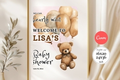 Baby Shower Welcome Sign Template 183 Product Image 3