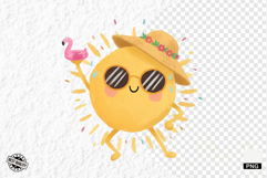 Cute Summer Sun Clipart Product Image 1