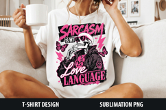 Sarcasm Is My Love Language | Sarcastic Sublimation Product Image 1