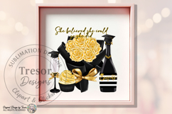 Graduation Celebration PNG She Believed She Could So She Did Product Image 7