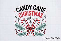 Candy cane christmas club PNG Product Image 1