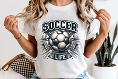 Soccer Life PNG, Sports Sublimation Design Product Image 6