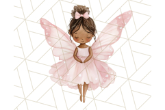 Pastel Pink Fairy Garden Clipart, Enchanted Cottagecore Png Product Image 3