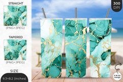3D Marble Tumbler Wrap | 3D Skinny Sublimation Wrap Design Product Image 1