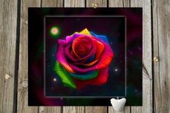 Space rose | Skinny tumbler Sublimation design bundle, JPG Product Image 7