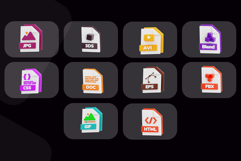 File Format 3D Icon Pack Product Image 6