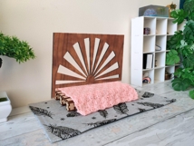 Miniature bed headboard sunrise digital download laser cut Product Image 7