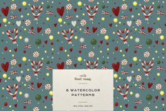 Christmas Patterns Santa Winter Print Digital Paper JPEG Product Image 7