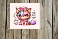 Good morning | 4 skinny tumbler Sublimation designs PL2 Product Image 3