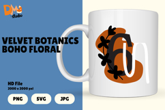 Velvet Botanics Boho Floral Monogram Product Image 1