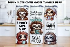 Funny coffee quote Tumbler Wrap designs|PNG, 20 oz. Product Image 8