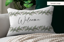 Seamless Flower Border SVG, PNG, DXF - 10 Designs Product Image 7
