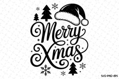 Merry Xmas Svg | Christmas Svg | Svg Cut Files Product Image 1