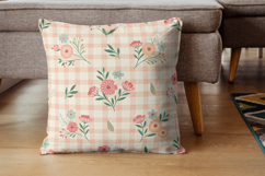 Pastel Gingham Seamless Pattern Bundle, Cottagecore Plaid Product Image 6