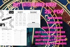 Best Simple 2027 Dated Planners Bundle 6 Product Image 3