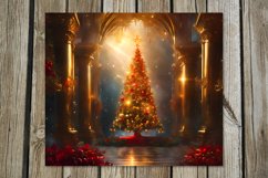 Christmas tree | Xmas Sublimation tumbler design PLUS2 Product Image 3
