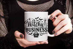 Witchy Business Svg, Halloween Witch Svg, Witchy Vibes Svg. Product Image 8