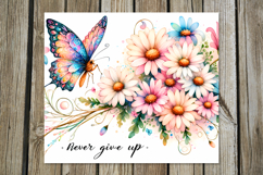 Fairy Butterfly | skinny tumbler Sublimation design Product Image 7