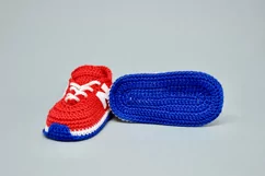 Fashion baby sneakers crochet pattern 6-9 months PDF Product Image 4