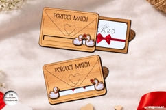 Valentine's Day Gift Card Holder SVG Bundle | Laser Cut Product Image 7