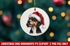 Breeds Of Christmas Dog Ornaments Clipart Bundle PNG Product Image 8