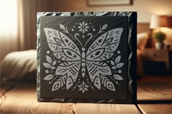 Tribal Butterfly Silhouette Vector Product Image 3