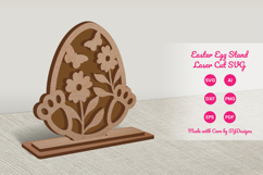 Easter Egg Stand Laser Cut SVG Product Image 1