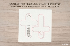 Holy Communion Cross Laser Cut | Custom Name Cross | SVG Product Image 2