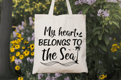 My Heart Belongs to the Sea SVG Design, Summer &amp; Beach SVG Product Image 7