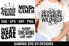 Gaming SVG Design - Maybe swearing will help Product Image 1