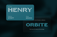 Bitcloid - Modern Futuristic Digital Dot Font Product Image 7