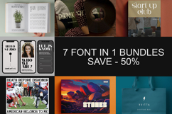 The Ultimate Modern Display &amp; Serif Font Bundle - 7 Typeface Product Image 2