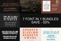 The Ultimate Modern Display &amp; Serif Font Bundle - 7 Typeface Product Image 4